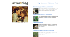 Desktop Screenshot of internothing.com